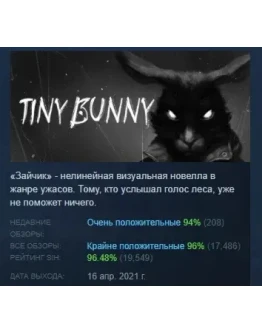 TINY BUNNY АВТОДОСТАВКА STEAM РОССИЯ
