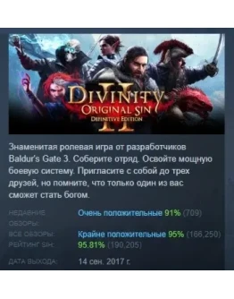 Divinity Original Sin 2 Definitive Edition STEAM РОССИЯ Divinity Original Sin 2 Definitive Edition STEAM РОССИЯ
