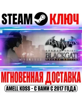 Batman: Arkham Origins Blackgate Deluxe Edition Steam