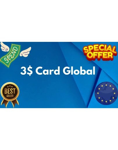 3 Card GlobalAll Services/Subscriptions/Others 3 Card GlobalAll Services/Subscriptions/Others