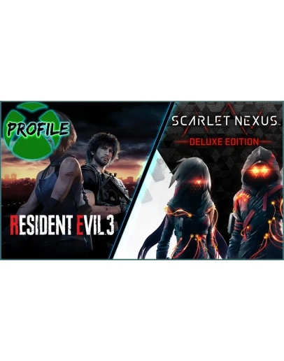 RESIDENT EVIL 3 + SCARLET NEXUS Deluxe Edition XBOX ONE