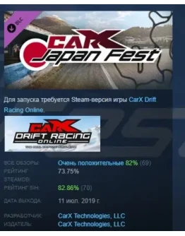 CarX Drift Racing Online - Japan Fest DLC STEAM РОССИЯ