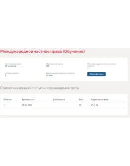 Международное частное право.Тест Синергия 2022г