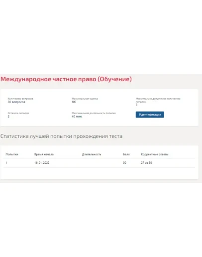 Международное частное право.Тест Синергия 2022г