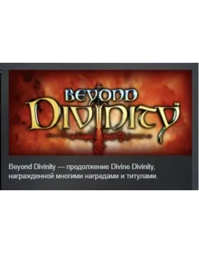 Beyond Divinity АВТОДОСТАВКА STEAM GIFT РОССИЯ