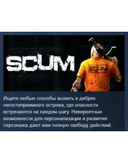 SCUM АВТОДОСТАВКА STEAM GIFT РОССИЯ