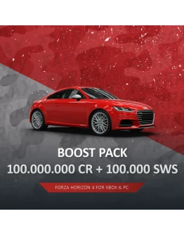 FH4 100KK CR + 100K SUPER WS FORZA PC/XBOX