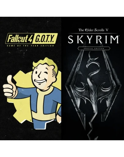 Skyrim Anniversary Edition + Fallout 4 G.O.T.Y Xbox