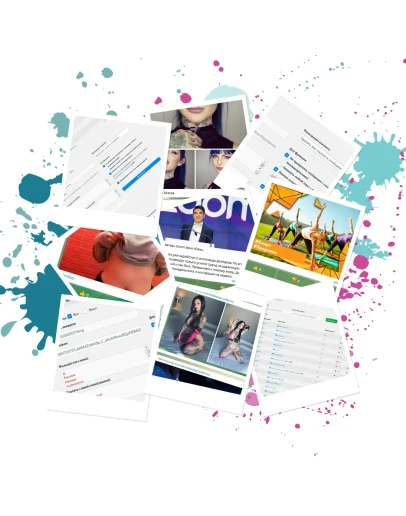 Telegram Постер контента из telegram каналов на свой