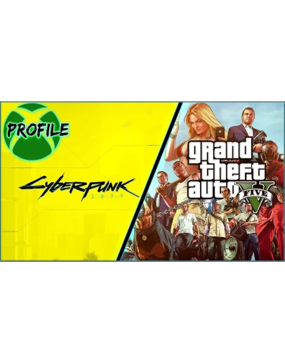 Grand Theft Auto V (GTA 5) + Cyberpunk 2077 XBOX ONE