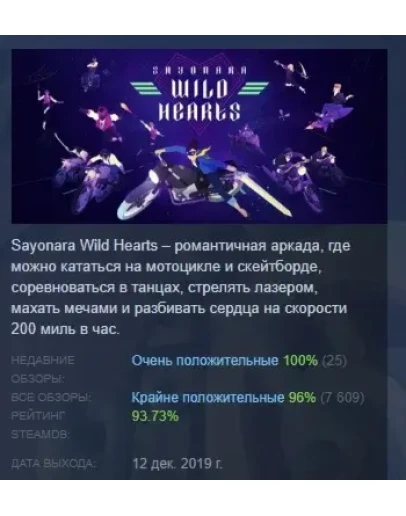 Sayonara Wild Hearts АВТОДОСТАВКА STEAM GIFT РОССИЯ