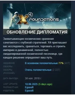 X4: Discovery Pack X4: Foundations + Timelines STEAM