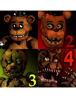 Five Night at Freddys 4в1 iPhone iOS AppStore на 2суток