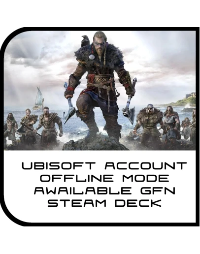 Assassin's Creed Valhalla, Steam Deck GFN Ubisoft