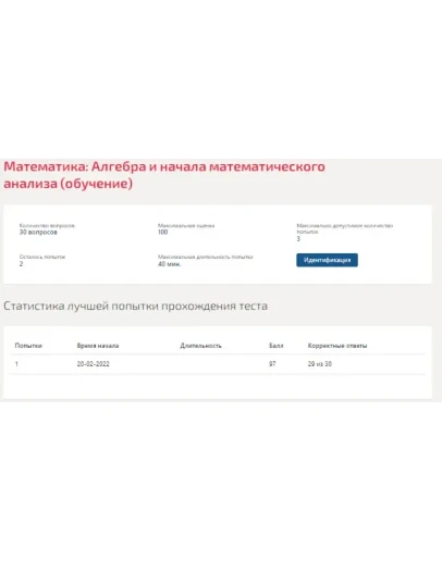 Математика алгебра и начала математического анализа.