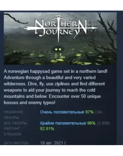 Northern Journey АВТОДОСТАВКА STEAM РОССИЯ