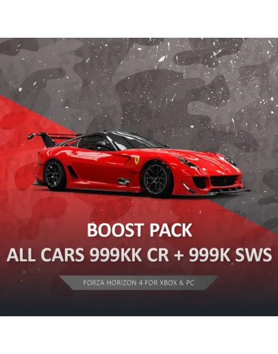 FH4 ВСЕ АВТО + 999KK CR + 999K SUPER WS