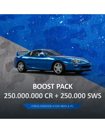 FH4 250KK CR + 250K SUPER WS FORZA PC/XBOX