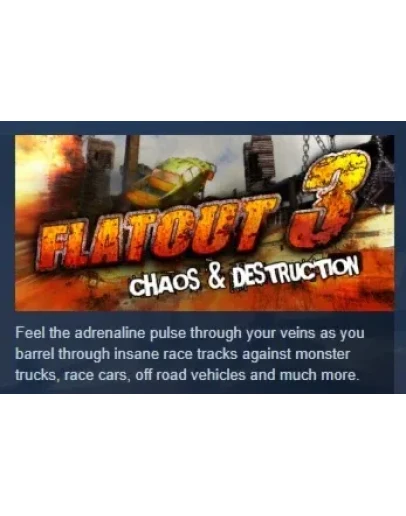Flatout 3: Chaos and Destruction STEAM GIFT РОССИЯ