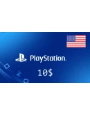 Playstation Network (PSN) 10(US) Без комиссии