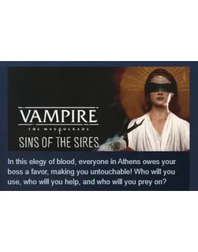 Vampire: The Masquerade Sins of the Sires STEAM РОССИЯ
