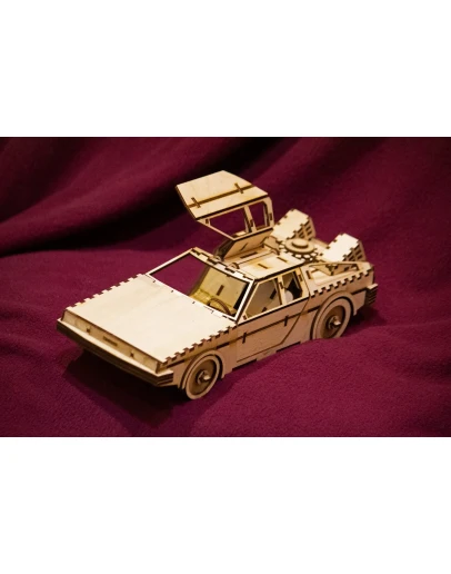 DeLorean DMC-12 макет для лазерной резки DXF SVG CDR AI