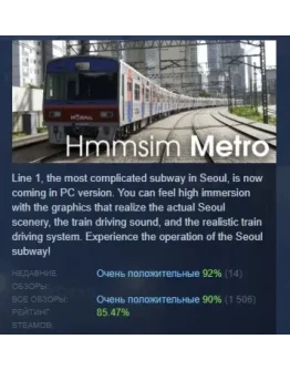 Hmmsim Metro АВТОДОСТАВКА STEAM GIFT РОССИЯ Hmmsim Metro АВТОДОСТАВКА STEAM GIFT РОССИЯ