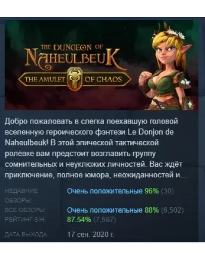 The Dungeon Of Naheulbeuk: The Amulet Of Chaos STEAM РФ