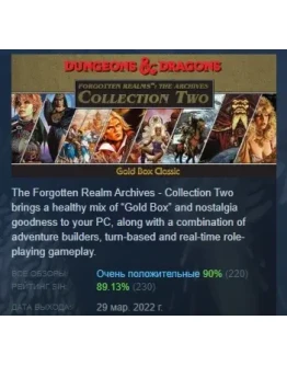 Forgotten Realms: The Archives - Collection Two STEAM