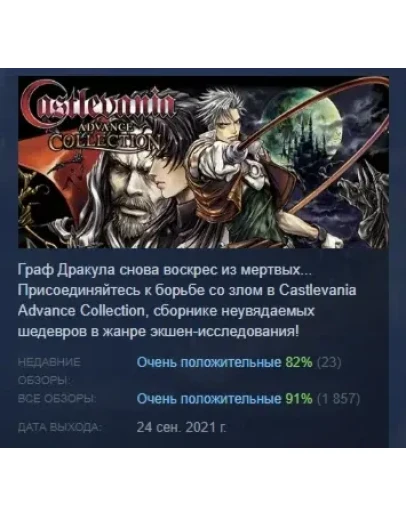 Castlevania Advance Collection STEAM РОССИЯ Castlevania Advance Collection STEAM РОССИЯ