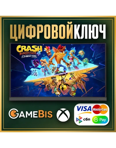 CRASH BANDICOOT 4: ITS ABOUT TIME XBOX ONE &amp XS
