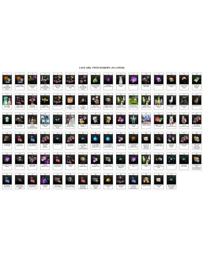 Lost ArkТВИЧ ДРОПЫСКИНЫ ПРЕДМЕТЫ 94+ ПРЕДМЕТА