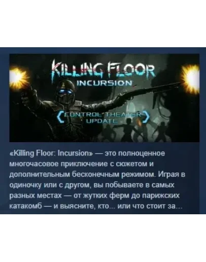 Killing Floor: Incursion АВТОДОСТАВКА STEAM РОССИЯ