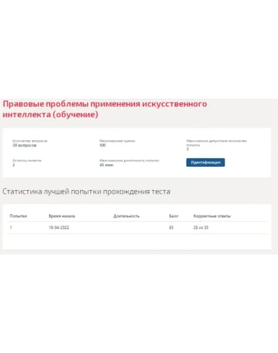 Правовые проблемы применения искусственного интеллекта.