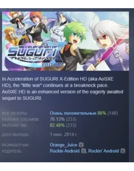 Acceleration of SUGURI X-Edition HD STEAM GIFT РОССИЯ