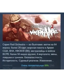Rising Storm 2: Vietnam АВТОДОСТАВКА STEAM РОССИЯ
