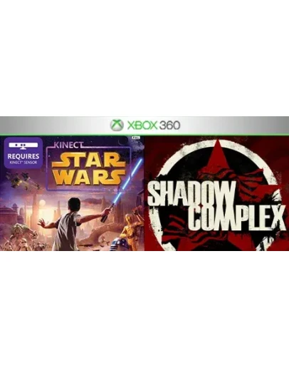 Kinect Star Wars / Shadow Complex Xbox 360 общий