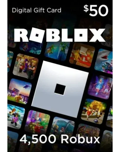 Roblox Gift Card 50 USD 4500 Робуксов Ключ США + Roblox Gift Card 50 USD 4500 Робуксов Ключ США +