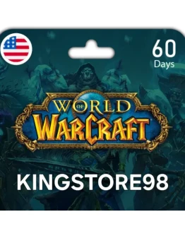 WOW 60 дней (US) (0 комиссия ) (+Классичес)