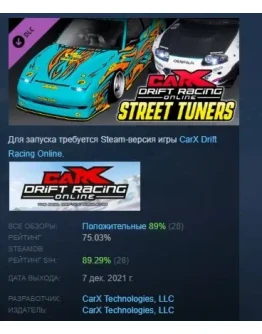 CarX Drift Racing Online - Street Tuners STEAM РОССИЯ