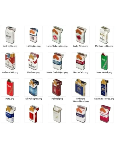 Сигаретные иконки + БОНУС