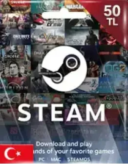 Steam Wallet Gift Card 50 TL - Турция
