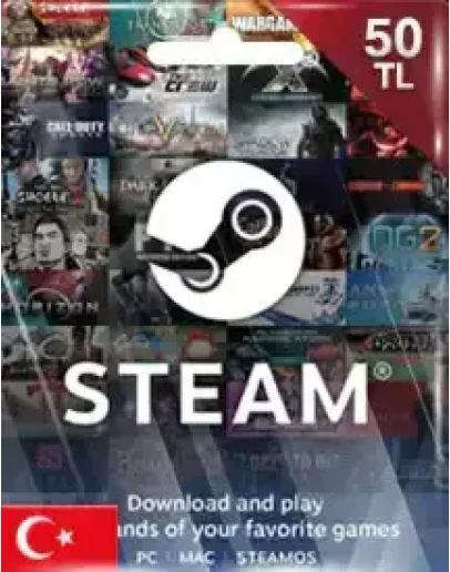 Steam Wallet Gift Card 50 TL - Турция