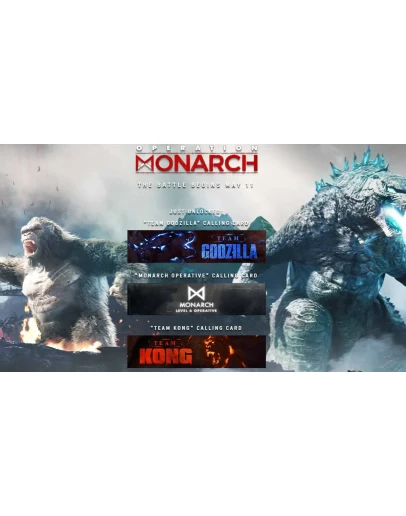 Call of Duty Warzone - Godzilla vs. Kong Calling Cards