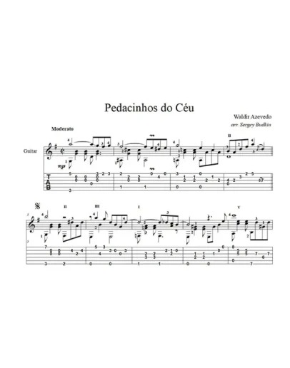 Pedacinhos do Cu (Кусочек неба) Вальдир Азеведо