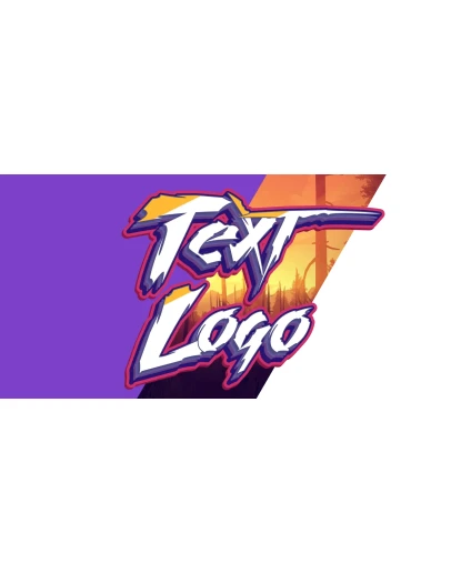 3Д стикер надпись с красивым эффектом для шапки канала