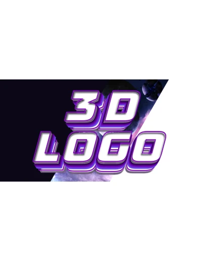 Крутая объемная многослойная 3Д надпись для шапки канал