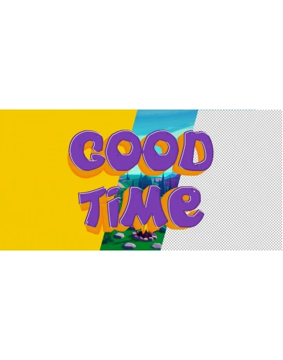 GooDTime Text style effect Красивый шрифт яркий эффект