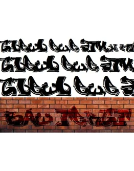 Русские граффити буквы GraffityB