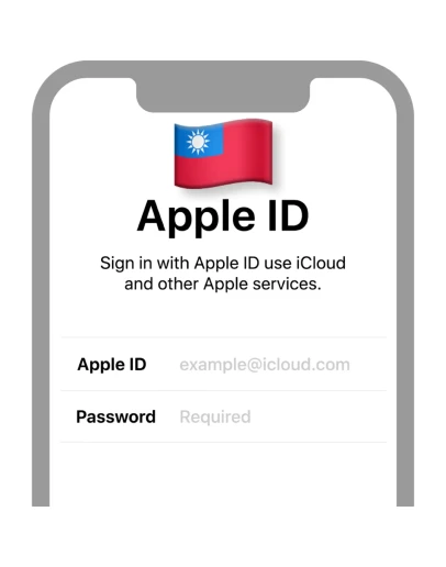 Apple ID Тайвань iPhone ios iPad Appstore +